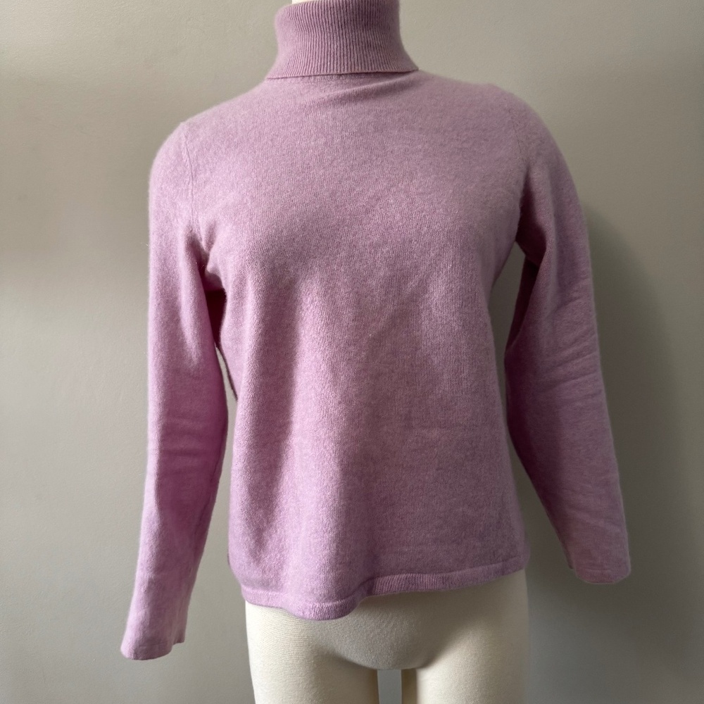 Lord & Taylor Soft Purple Turtleneck Sweater